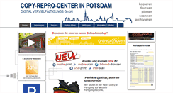 Desktop Screenshot of copy-center-potsdam.de